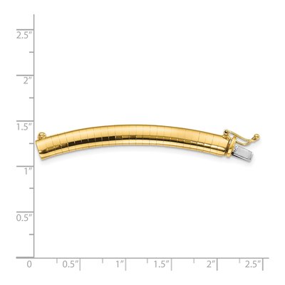 14K Yellow Gold Omega Necklace – view 2