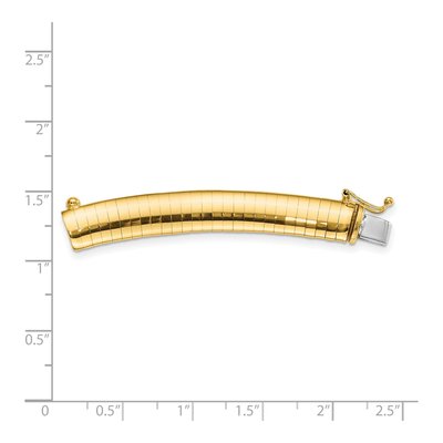14K Yellow Gold Omega Necklace – view 3