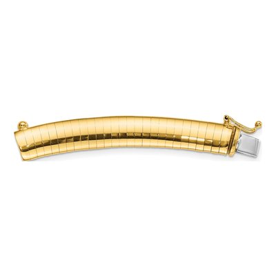 14K Yellow Gold Omega Necklace