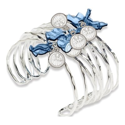 Edmonton Oilers Brass Celebration Cuff Bracelet