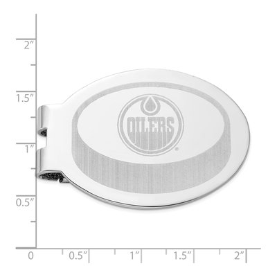 Edmonton Oilers Stainless Steel Money Clip – view 3