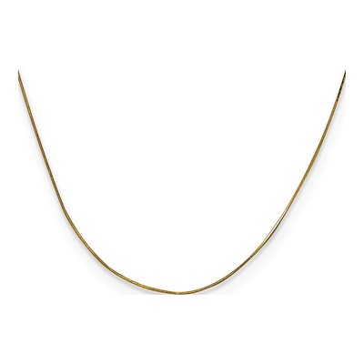 14K Yellow Gold 0.5mm Snake Chain – view 3
