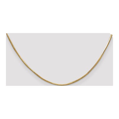 14K Yellow Gold 0.8mm Snake Chain – view 6
