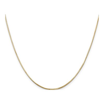 14K Yellow Gold 0.9mm Octagonal Snake Chain Bracelet – view 3