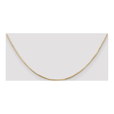 14K Yellow Gold 0.9mm Octagonal Snake Chain Bracelet – view 5