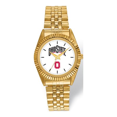 Ohio State Buckeyes Men's Gold-Tone Quartz Watch – view 2