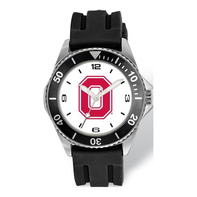 Ohio State Buckeyes Men's Silicone Strap Watch – view 2