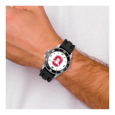 Ohio State Buckeyes Men's Silicone Strap Watch – view 3