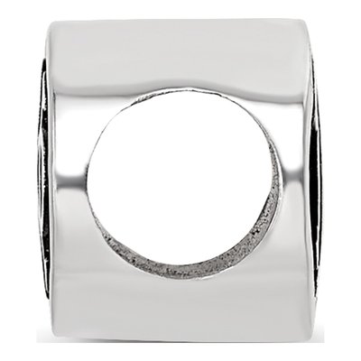 Pi Beta Phi Sterling Silver Sorority Greek Letters Enameled Oval Bead – view 3