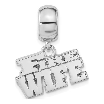 Sterling Silver Fire Wife Dangle Bead – view 3