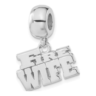 Sterling Silver Fire Wife Dangle Bead