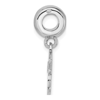 Sterling Silver Fire Girl Dangle Bead – view 2