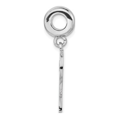 Sterling Silver I Heart My Volunteer Dangle Bead – view 2