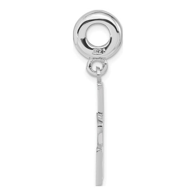 Sterling Silver I Heart My EMT Dangle Bead – view 2