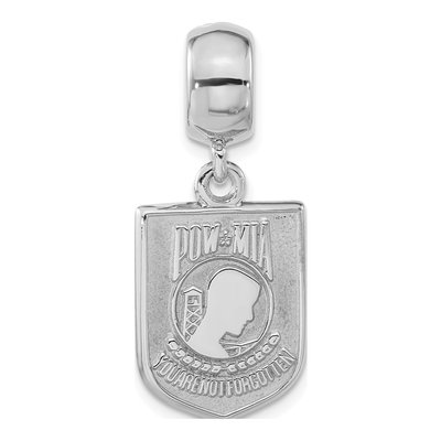 Sterling Silver Pow Mia Dangle Bead – view 3