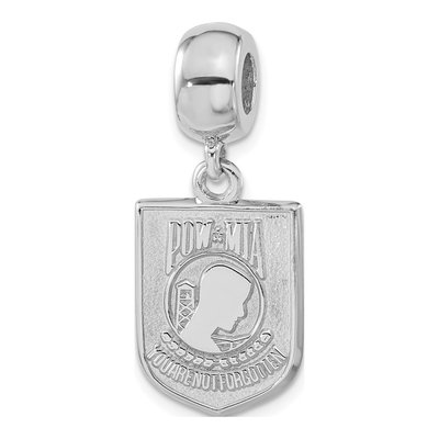Sterling Silver Pow Mia Dangle Bead