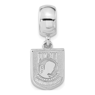 Sterling Silver Pow Mia Dangle Bead – view 3