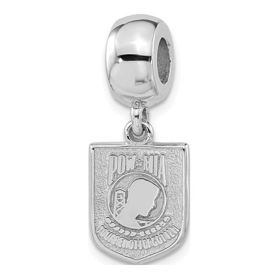 Sterling Silver Pow Mia Dangle Bead