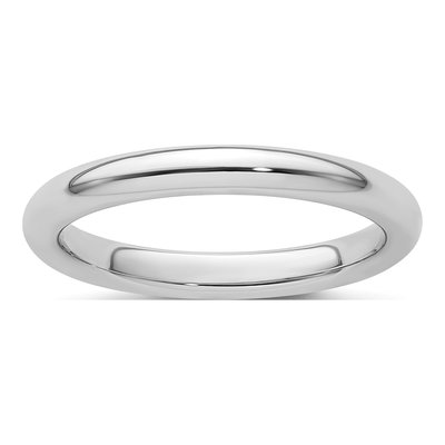 Platinum 2.5mm Comfort-Fit Wedding Band