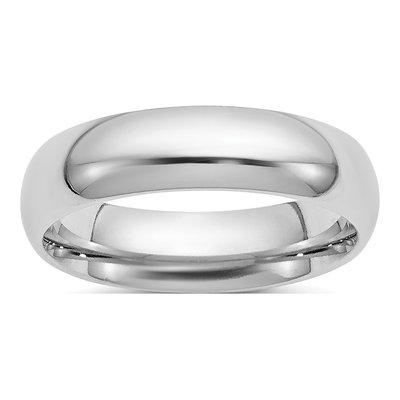 Platinum 5mm Comfort-Fit Wedding Band
