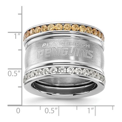 NHL Pittsburgh Penguins Crystal Ring Set – view 5