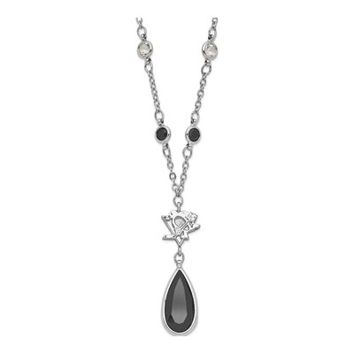 Pittsburgh Penguins Brass Crystal Necklace – view 2