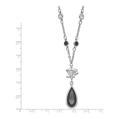 Pittsburgh Penguins Brass Crystal Necklace – view 3