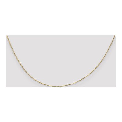 14K Yellow Gold 0.5mm Box Chain – view 4