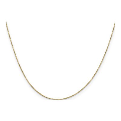 14K Yellow Gold 0.5mm Box Chain – view 2
