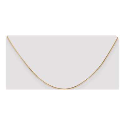 14K Yellow Gold 0.9mm Curb Chain – view 4