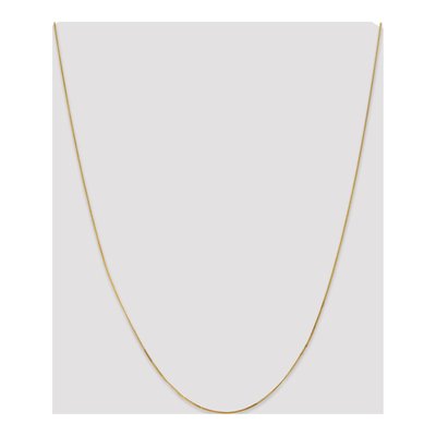 14K Yellow Gold 0.9mm Curb Chain – view 4