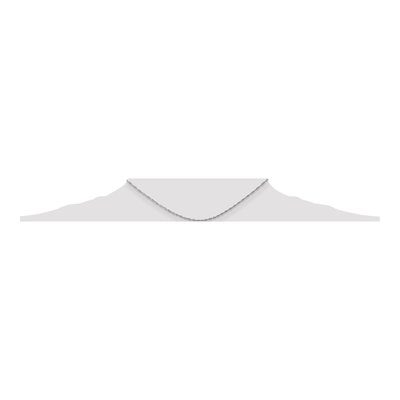 14K White Gold 1.4mm Singapore Chain – view 4