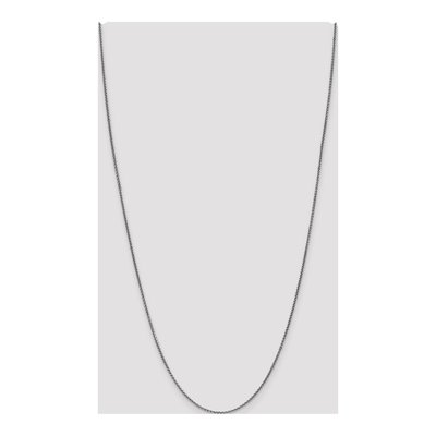 14K White Gold 1.7mm Diamond-Cut Wheat Chain – view 5