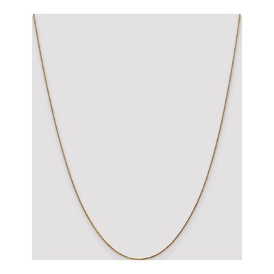 14K Yellow Gold 1.05mm Diamond-Cut Wheat Chain – view 5