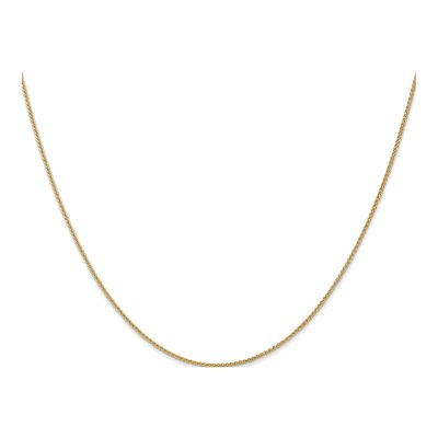 14K Yellow Gold 1.05mm Wheat Chain – view 3