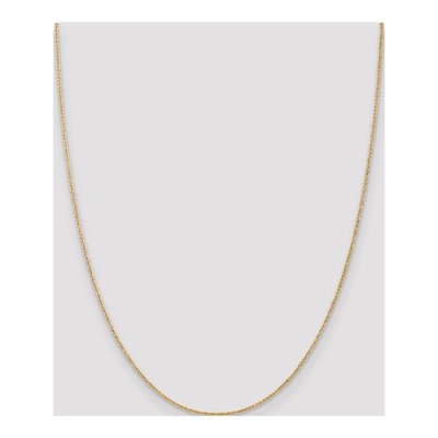 14K Yellow Gold 1.05mm Wheat Chain – view 5