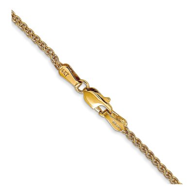 14K Yellow Gold 1.7mm Wheat Chain – view 4
