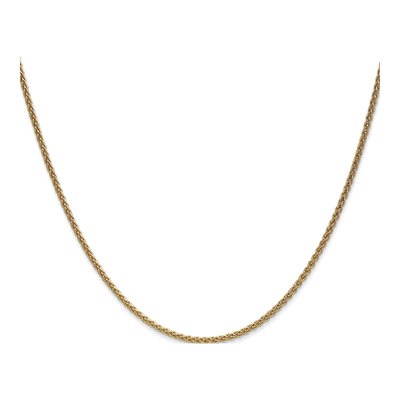 14K Yellow Gold 1.7mm Wheat Chain – view 3