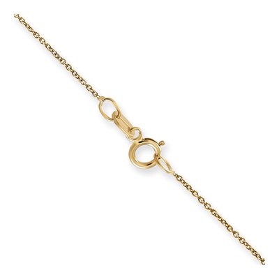 14K Yellow Gold 0.75mm Cable Chain – view 4