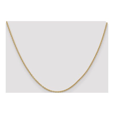 14K Yellow Gold 1.8mm Cable Forzantine Chain – view 6