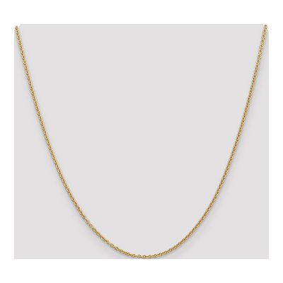 14K Yellow Gold 1.8mm Cable Forzantine Chain – view 5