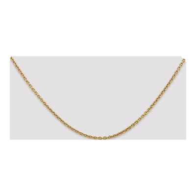 14K Yellow Gold 2.2mm Cable Forzantine Chain – view 4