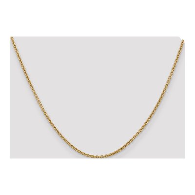14K Yellow Gold 2.2mm Cable Forzantine Chain – view 4