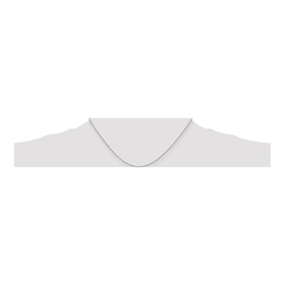 14K White Gold 0.85mm Diamond-Cut Wheat Chain – view 6