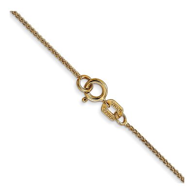 14K Yellow Gold 0.85mm Wheat Chain – view 5
