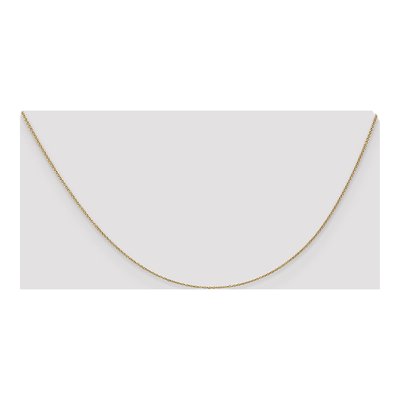 14K Yellow Gold 0.9mm Cable Chain – view 4