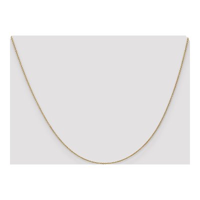 14K Yellow Gold 0.9mm Cable Chain – view 4