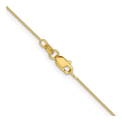 14K Yellow Gold 0.5mm Box Chain – view 3