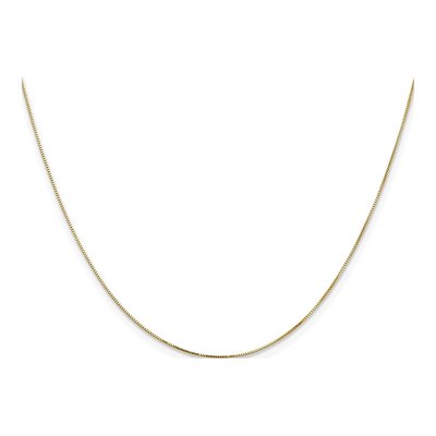 14K Yellow Gold 0.5mm Box Chain – view 2