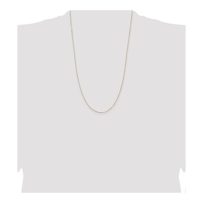 14K Yellow Gold 0.5mm Box Chain – view 4
